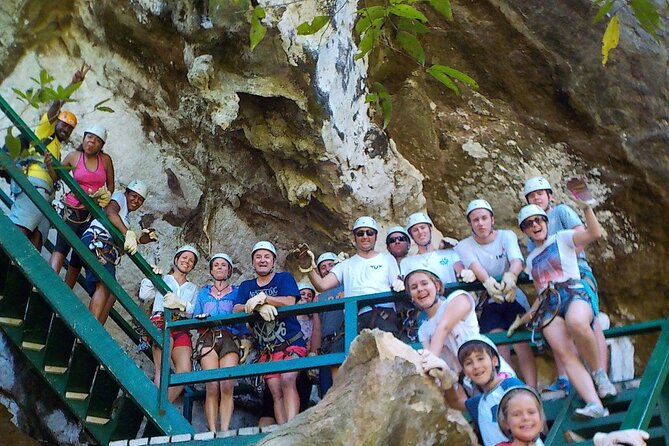 16 Lines Zipline, Cave and Mud Spa Combo Tour with Lunch in Fiji - Caves, canyons, and coastal views