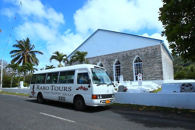 3-Hour Rarotonga Island Discovery Tour - Black Rock connects a beach stop with island belief