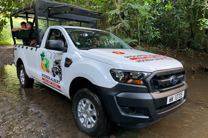 4x4 Moorea Safari Tours : With Hotel transfers - What the four-hour schedule feels like