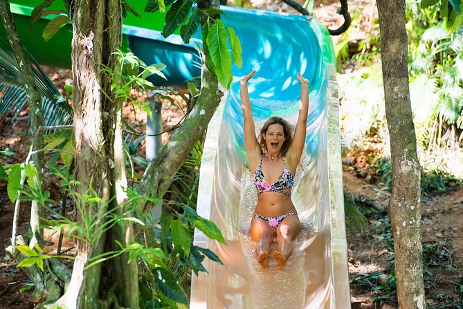Admission + 2x Zip Line + Unlimited Water Slide Rides - The Land & Sea building offers a cool break