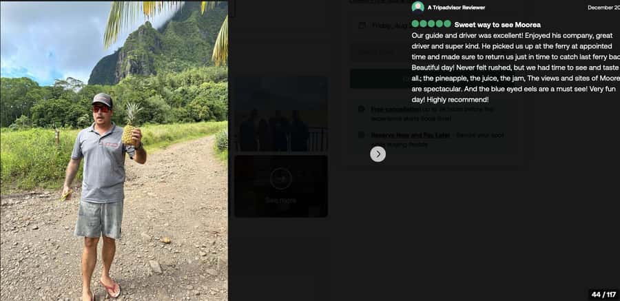 Albert Tours Excursion Safari - Moorea Safari tours&pick up - Is $70 a fair price for three hours?