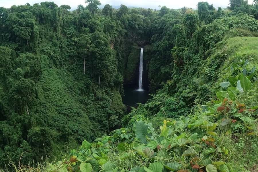 Apia: Full-Day Upolu Island Tour with Waterfalls and Beaches - Papapapaitai Falls is a short, dramatic lookout
