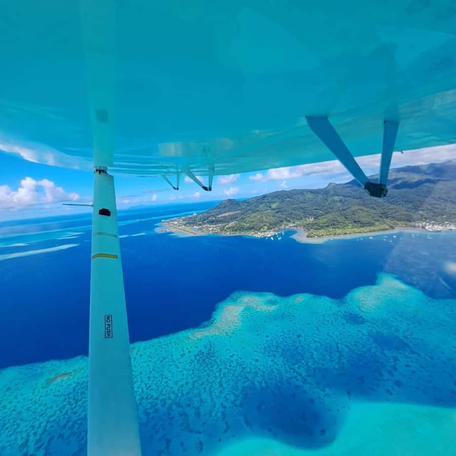 Bora-Bora 30 minutes private flight in light aircraft - Photos, whale watching, and the best expectations