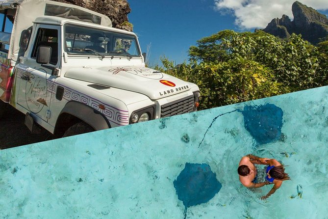 Bora Bora 4WD Tour & Eco Shark & Ray Snorkel Cruise - WWII sites and the story behind Bora Bora