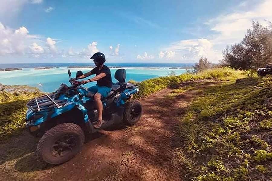 Bora Bora Adventures ATV / QUADS Tours - Mount Popoti: the high point of the ride