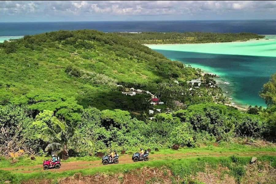 Bora Bora Adventures ATV / QUADS Tours - Faanui Valley and Bora Boras inland past