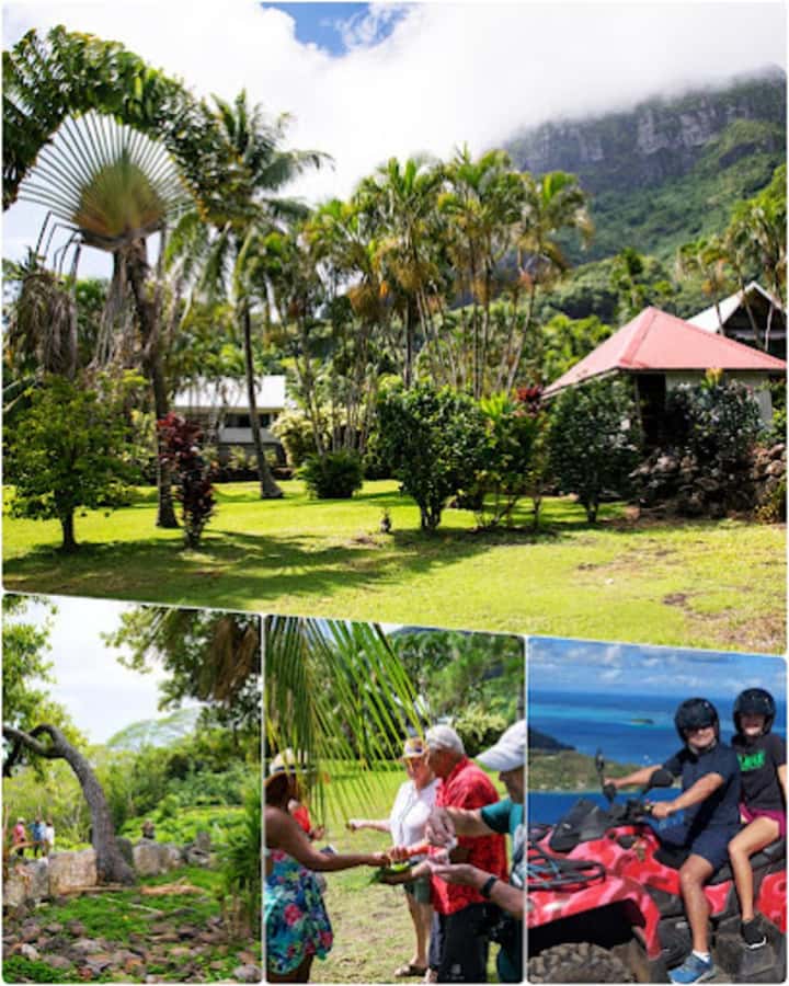 Bora Bora Adventures ATV / QUADS Tours - Rain, heat, and the physical effort