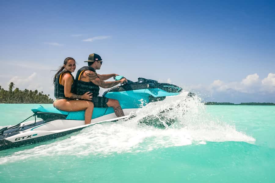 Bora Bora: Combo ATV & Jet Ski Day Trip with Polynesian BBQ - Pickup details can affect your morning