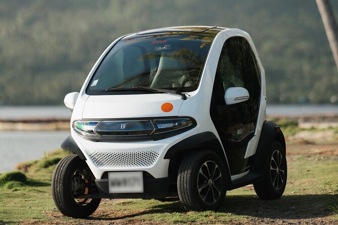 Bora Bora Electric Fun Car Rental - A Small Electric Car for a Small Island