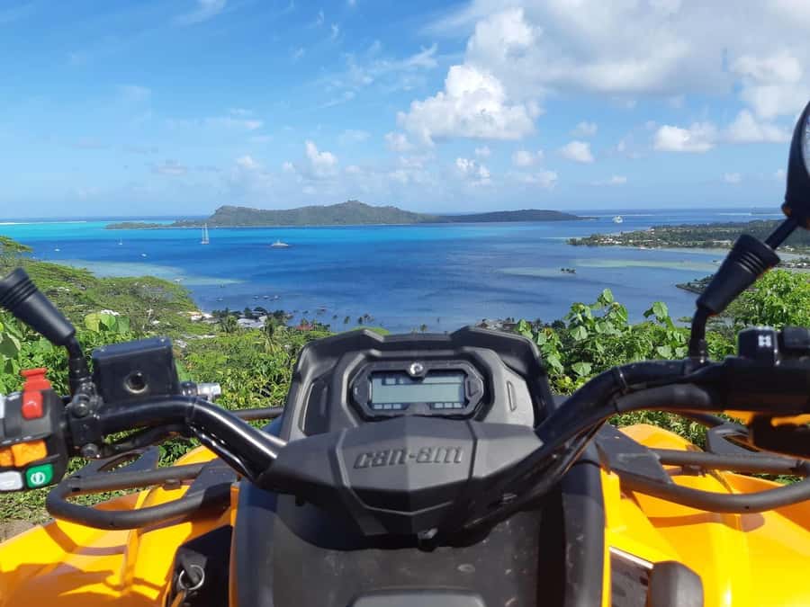 Bora Bora: Island Tour and Mountains Getaway by Quad Bike - Three off-road trails, with fun kept under control