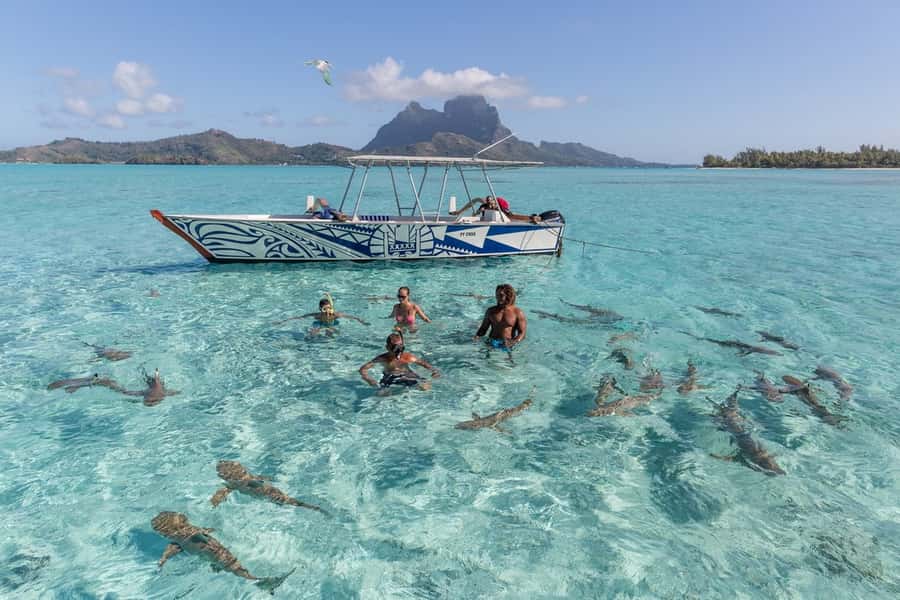 Bora Bora: Lagoon Tour and Snorkeling Experience - The outrigger ride is part of the attraction