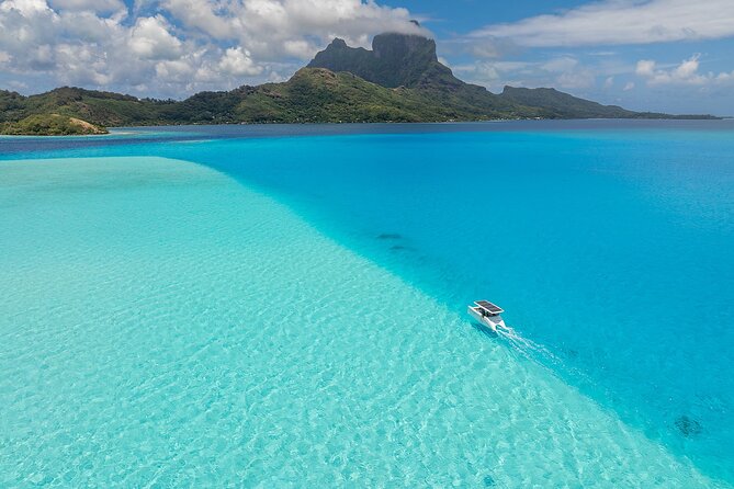 Bora Bora Private Solar Boat Experience - A quiet way to see Bora Bora’s lagoon