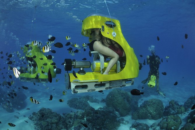 Bora Bora Underwater Scooter - From your hotel dock to the floating platform