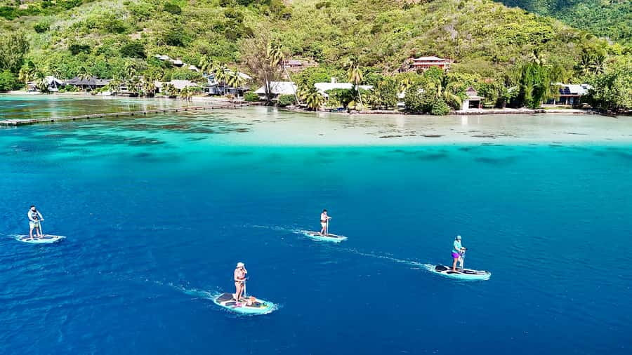 E-Board private tour of Moorea lagoon - Photos, videos, and the optional drone