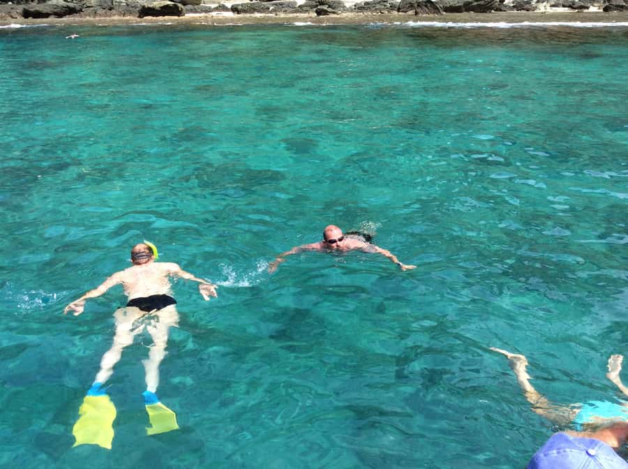 Fiji: Authentic Fijian Day Cruise by Boat - Mana sand island and the first snorkeling stop