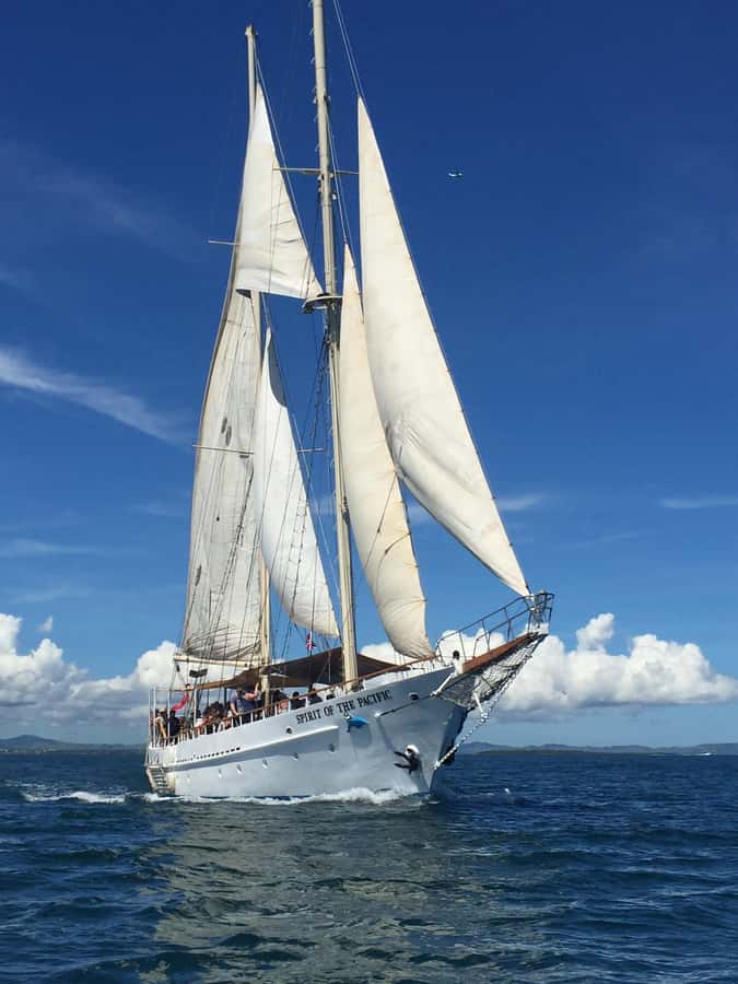 Fiji: Captain Cook Cruises - Island & Reef Day Trip - Sailing out from Denarau Marina