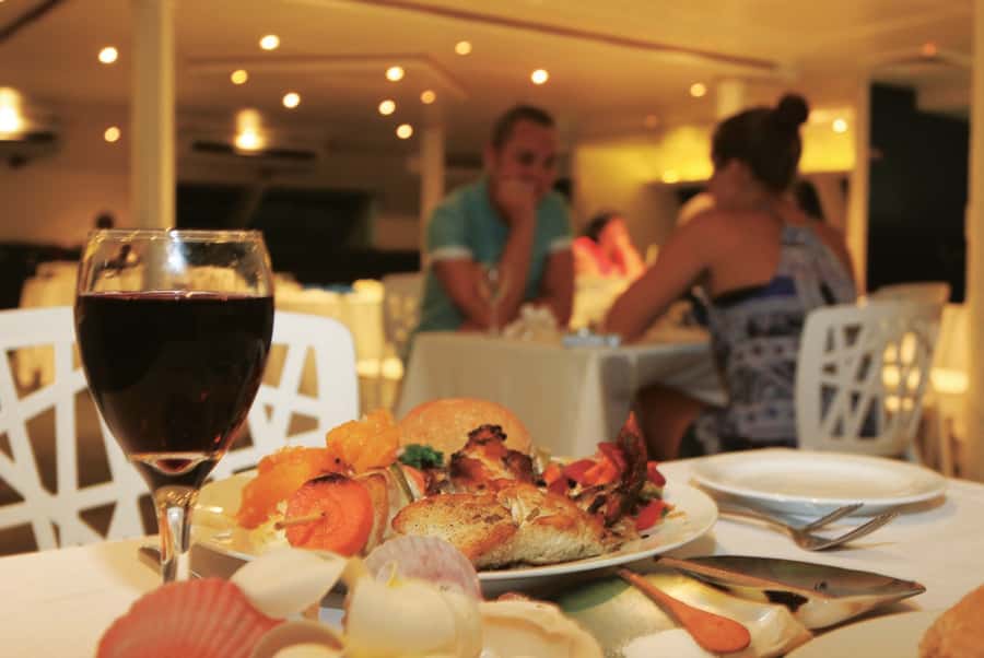 Fiji: Captain Cook Cruises Sunset Dinner Cruise with Lobster - Hotel Pickup Makes the Evening Simple