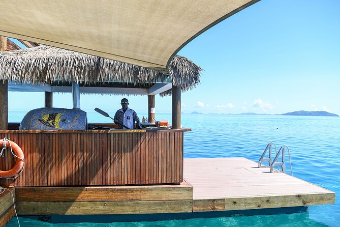 Fiji: Day Trip to Cloud 9 Floating Platform Including Food and Beverages - Pizza and the 60 FJD credit add useful value