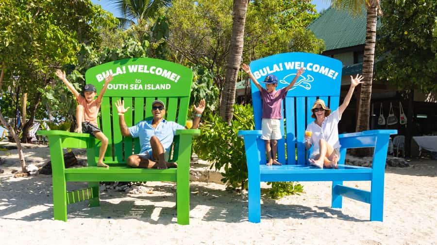 Fiji: South Sea Island Combo Half Day Trip Lunch & Drinks - The 30-minute catamaran from Port Denarau