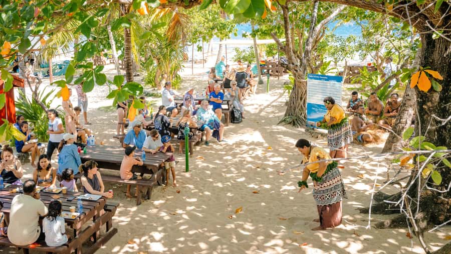 Fiji: South Sea Island Full Day Trip with Lunch & Drinks - The swimming pool and the slower side of the island