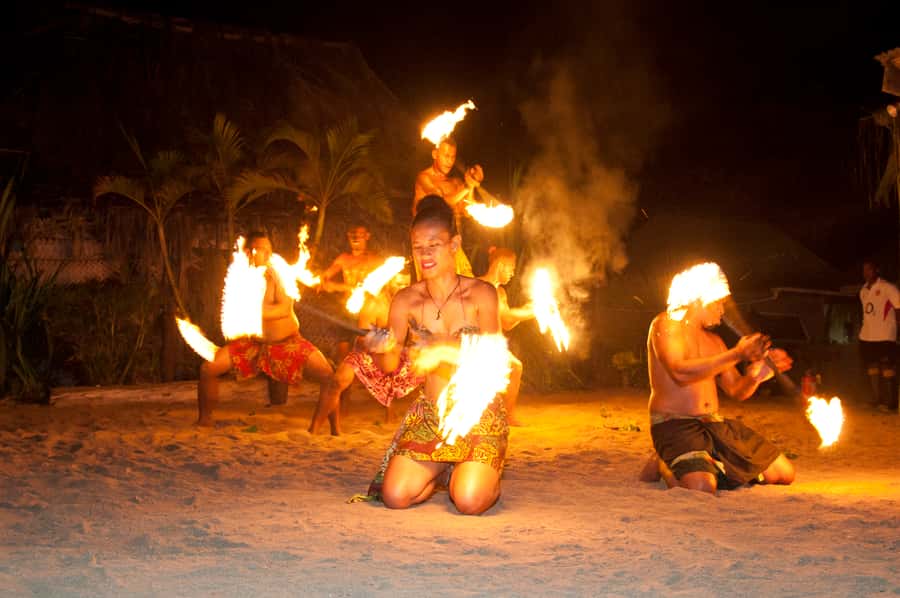 Fiji: Sunset River Cruise & Island Fire Dance Experience - A Bula welcome and a first taste of Fijian custom