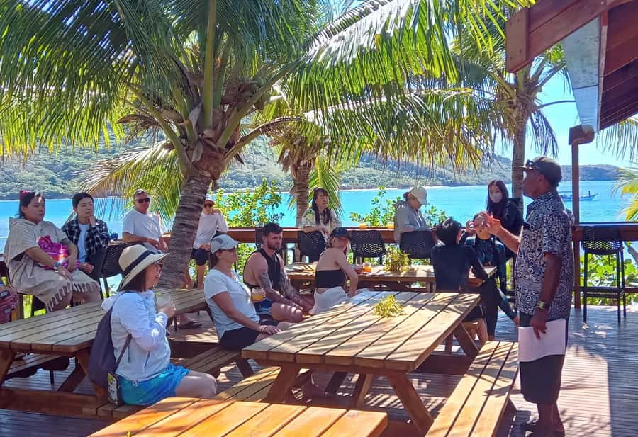 Fiji: Ultimate Encounters Snorkel with Sharks and Lunch - The short boat ride to the shark reef