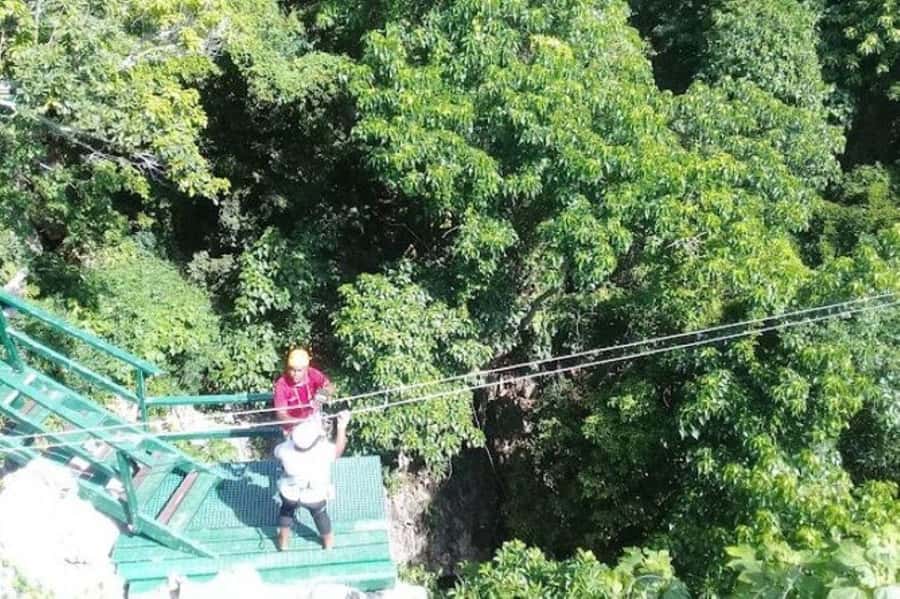 Fiji: Zipline Adventure and Cave Exploration - The limestone cave at the end