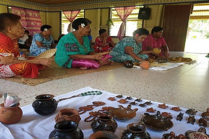 Fijian pottery crafting Village Experience & Natadola Beach Tour - From Nadi hotels to Fiji’s village life