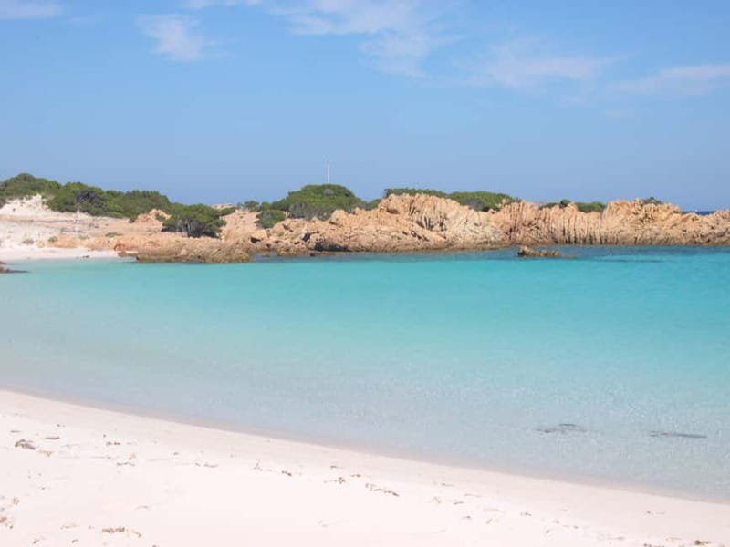 From Palau: 4 stops boat tour to La Maddalena archipelago - La Maddalena town changes the pace