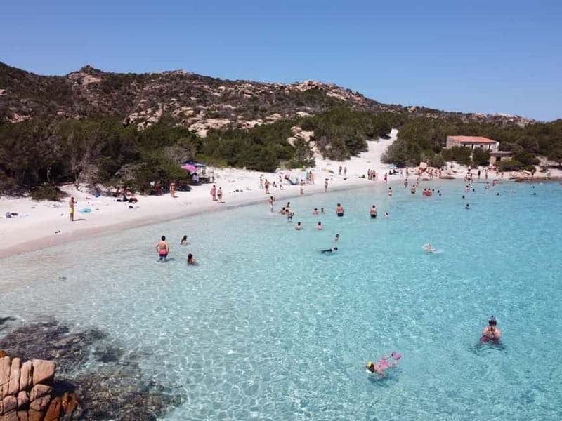 From Palau: 4 stops boat tour to La Maddalena archipelago - What the boat is really like