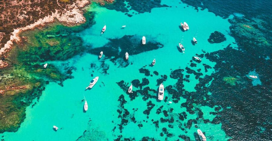 From Palau: La Maddalena Archipelago Boat Tour with Pasta - Budelli brings the famous pink beach view