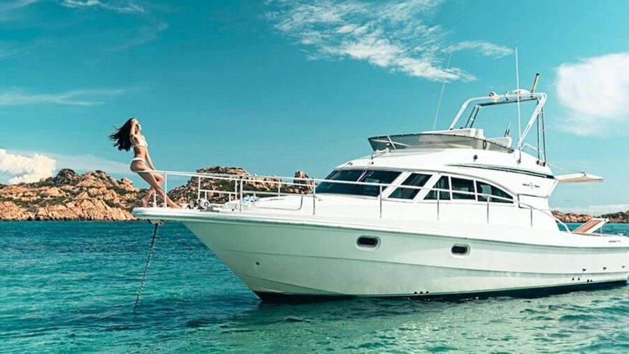 From Palau: La Maddalena Archipelago Yacht Tour with Lunch - Cala Corsara: two hours on Spargi