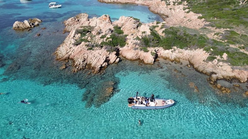 From Palau: Maddalena National Park Boat tour - Soraya Beach and Cala Granara