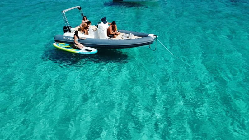 From Palau: Maddalena National Park Boat tour - One hour in La Maddalena town