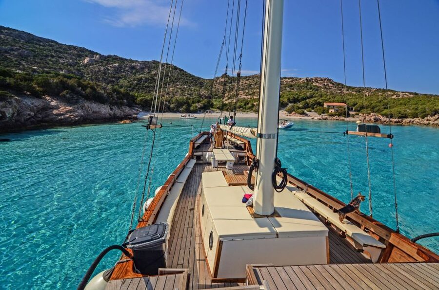 From Palau or La Maddalena: Archipelago Sailing Ship Tour - Spargi and Cala Corsara