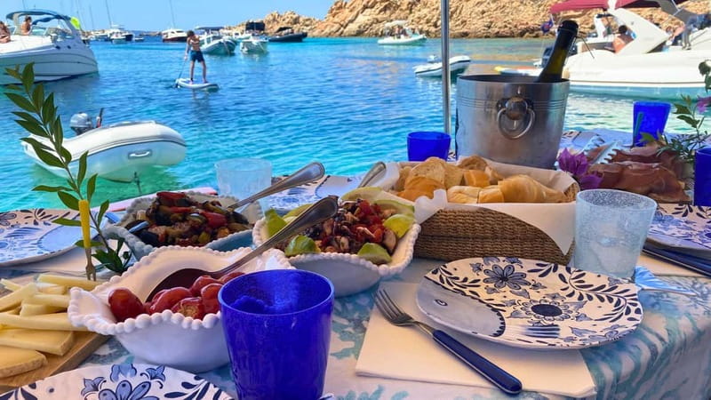 From Palau: Wooden Boat Tour to La Maddalena Archipelago - Swimming, snorkeling, and the SUP board