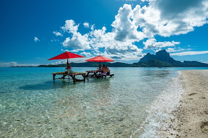 Full Day Combo Bora Bora ATV Tour & Motu Pass with Buffet - Faanui, marae, plants, and pareos