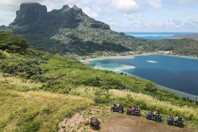 Full Day Combo Bora Bora ATV Tour & Motu Pass with Buffet - Boat transfer and the Motu Fanfan setting