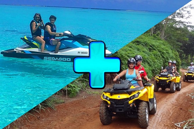 Grand Magic Combo Jetski 3h00 + Quad 3h30 - One day, two sides of Moorea
