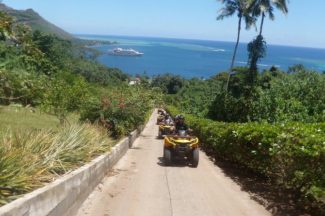 Grand Tour Quad Excursion in Moorea (Single or Two-Seater) - Belvedere Lookout and the two bays below