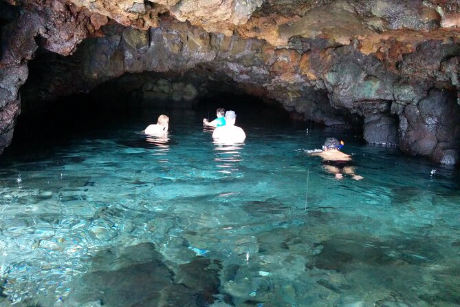 Guided Tour to Primeval Crystal Waters of Samoa - Piula Cave Pool combines freshwater and the coast
