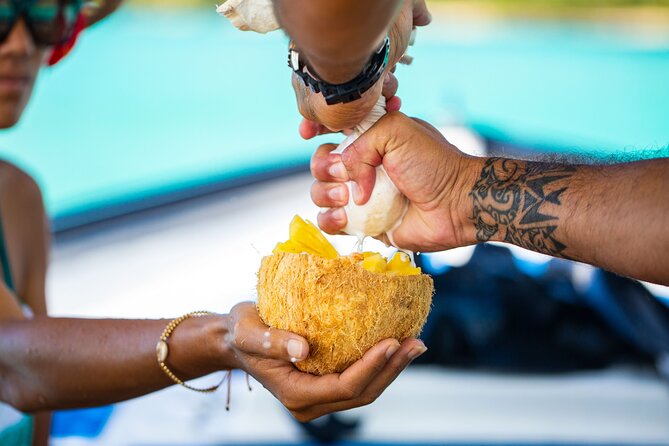 Half Day / Private Lagoon Adventure in Mo'orea - Fresh fruit, island stories, and time between swims