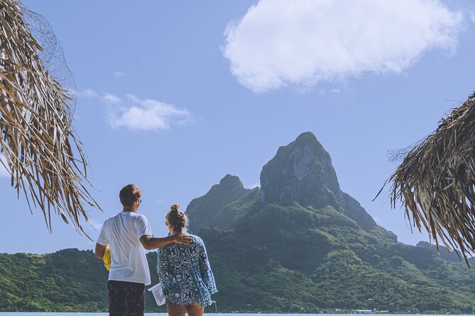 Half Day Private Lagoon Snorkeling Experience - Mount Otemanu from the water