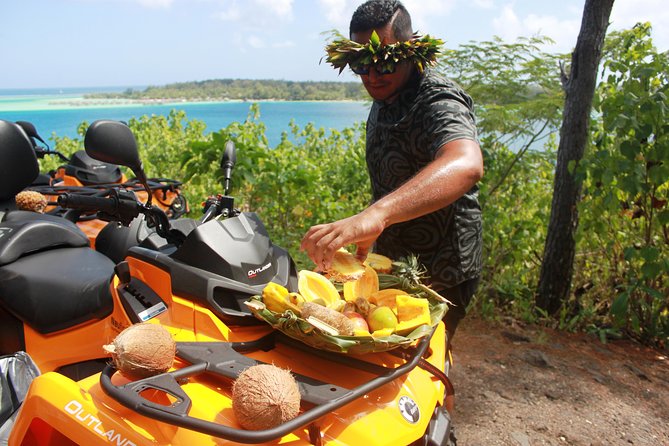 Island Tour & Getaway on the Bora Bora Mountains by Quad / ATV - Key points at a glance
