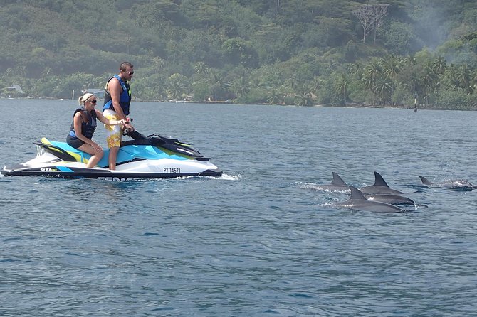 Jet-Ski Découverte 1H00 Jet Ski excursion to Moorea (Single or two-seater) - Meeting stingrays and black tip sharks