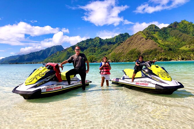 Jet Ski Moorea Customed Tour only - A private ride through Moorea’s turquoise lagoon