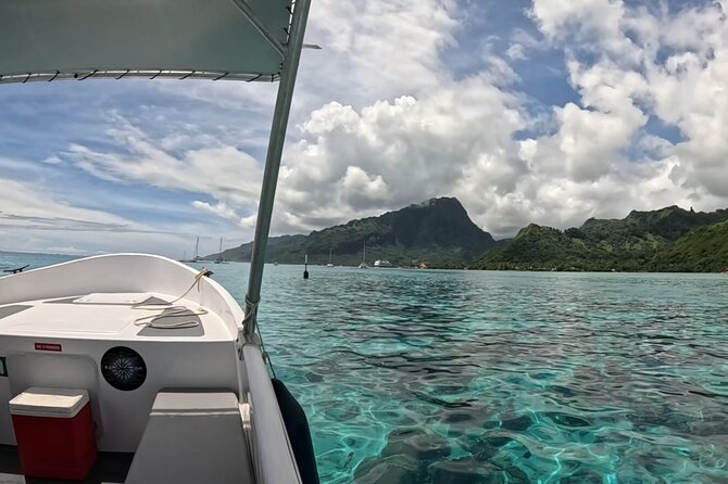 Lagoon Tour + lunch with your feet in the water on a Motu - Guides who make the day feel personal