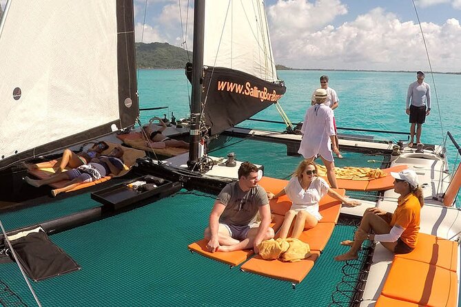 LUXURY Catamaran Bora Bora : Sailing, Snorkeling & Floating Bar - Group size, service, and comfort