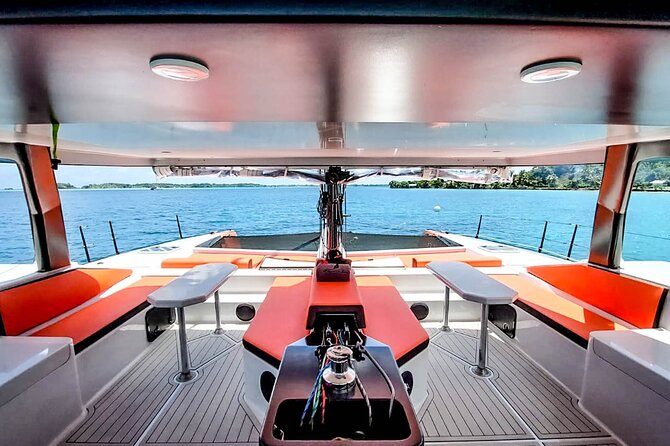 LUXURY PRIVATE Catamaran Bora Bora : Full-Day Trip - Swimming in a sheltered bay
