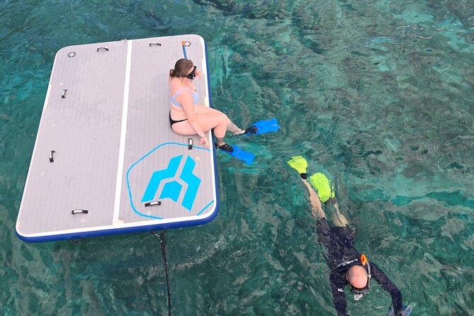 Major Tom -Sailing Day Cruise, with Snorkeling, Lunch & More! - First swim: coral, fish, and changing conditions